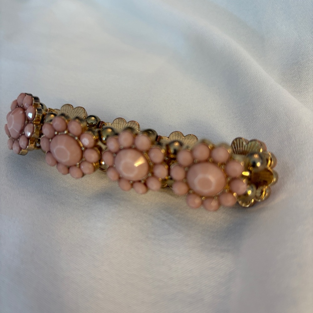 Pink Floral Bracelet